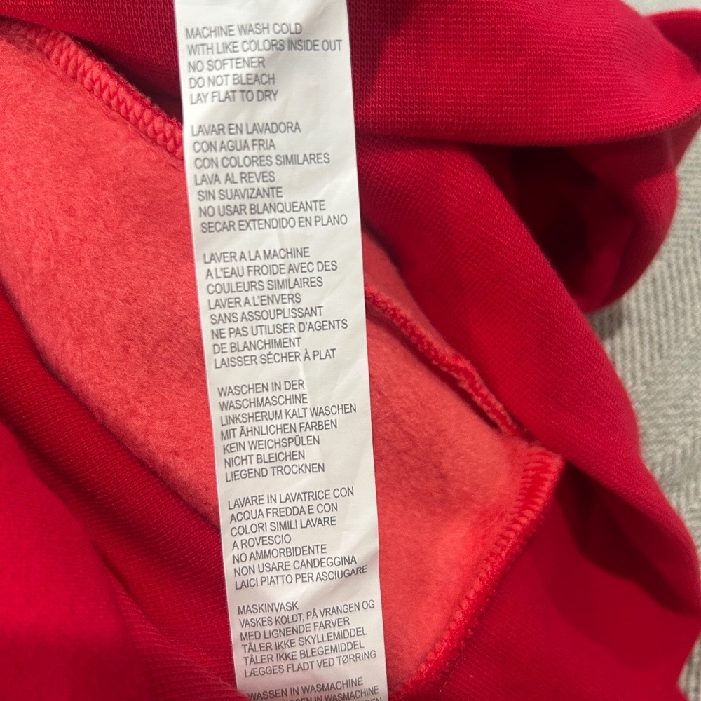 Fabletics Red Zaylee Funnel Neck Tunic Oversized Size Small in Red Zip-up - Picture 11 of 11